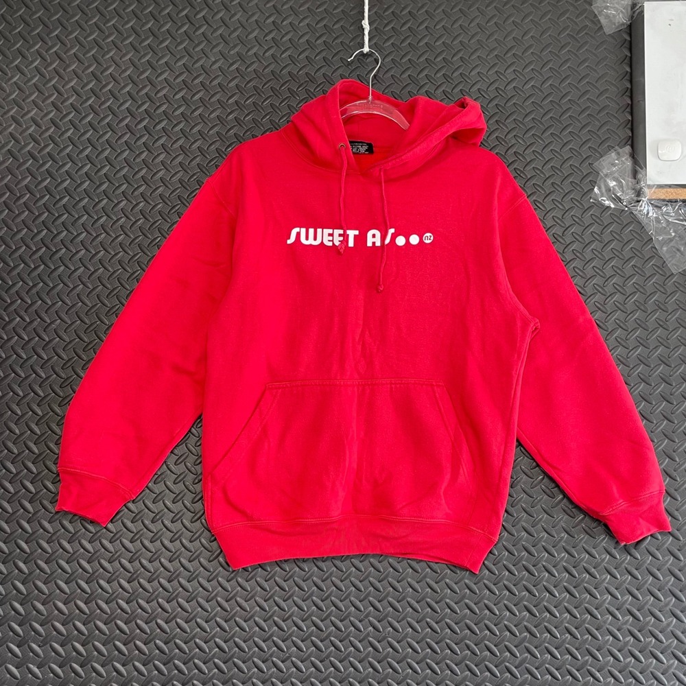 Vintage Aurora Sweet‎ As.. Escape Red Pullover Hoodie Sweater Men's Size XS